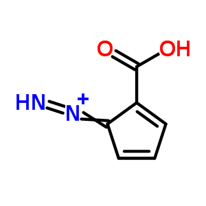 1,3-Cyclopentadiene-1-carboxylicacid, 5-diazo-Structure,30778-59-7Structure 1,3-Cyclopentadiene-1-carboxylicacid, 5-diazo- Structure,30778-59-7Structure