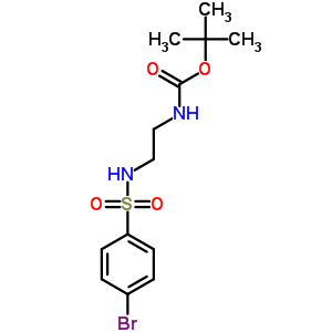 N-(2-boc-氨基乙基)-4-溴苯磺酰胺結構式_310480-85-4結構式