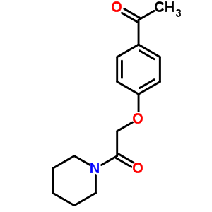 4-Piperidinocarbonylmethoxy-acetophenoneStructure,31188-99-5Structure 4-Piperidinocarbonylmethoxy-acetophenone Structure,31188-99-5Structure