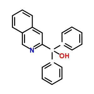 Isoquinoline-3-yl diphenyl methanolStructure,31283-25-7Structure Isoquinoline-3-yl diphenyl methanol Structure,31283-25-7Structure