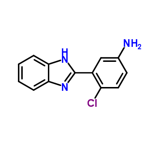 3-(1H-benzoimidazol-2-yl)-4-chloro-phenylamineStructure,313402-16-3Structure 3-(1H-benzoimidazol-2-yl)-4-chloro-phenylamine Structure,313402-16-3Structure