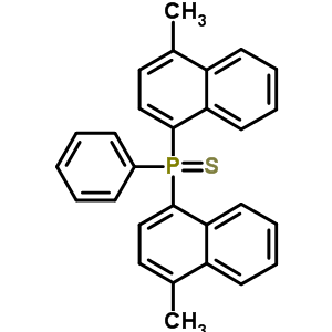 Phosphine sulfide,bis(4-methyl-1-naphthalenyl)phenyl-Structure,3135-72-6Structure Phosphine sulfide,bis(4-methyl-1-naphthalenyl)phenyl- Structure,3135-72-6Structure