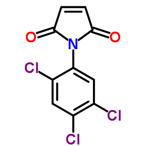 1-(2,4,5-Trichloro-phenyl)-pyrrole-2,5-dioneStructure,31489-22-2Structure 1-(2,4,5-Trichloro-phenyl)-pyrrole-2,5-dione Structure,31489-22-2Structure
