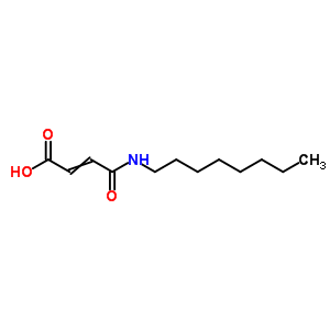 2-Butenoic acid,4-(octylamino)-4-oxo-, (2z)-Structure,3151-55-1Structure 2-Butenoic acid,4-(octylamino)-4-oxo-, (2z)- Structure,3151-55-1Structure