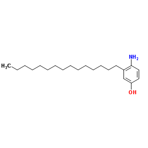 Phenol,4-amino-3-pentadecyl-Structure,3158-55-2Structure Phenol,4-amino-3-pentadecyl- Structure,3158-55-2Structure