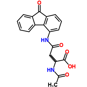 N2-乙?；?N-(9-氧代-9H-芴-4-基)-L-天冬酰胺酸結構式_31792-58-2結構式