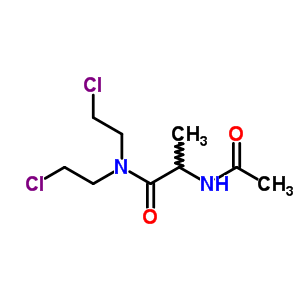 Propanamide,2-(acetylamino)-n,n-bis(2-chloroethyl)-Structure,3183-27-5Structure Propanamide,2-(acetylamino)-n,n-bis(2-chloroethyl)- Structure,3183-27-5Structure