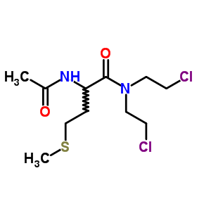 Butanamide,2-(acetylamino)-n,n-bis(2-chloroethyl)-4-(methylthio)-Structure,3183-33-3Structure Butanamide,2-(acetylamino)-n,n-bis(2-chloroethyl)-4-(methylthio)- Structure,3183-33-3Structure