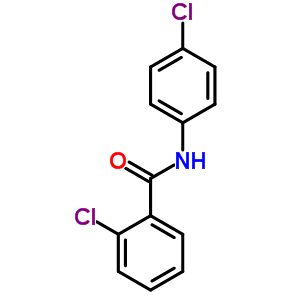 Benzamide,2-chloro-n-(4-chlorophenyl)-Structure,319-39-1Structure Benzamide,2-chloro-n-(4-chlorophenyl)- Structure,319-39-1Structure