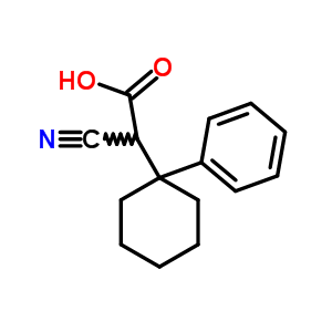 Cyclohexaneacetic acid,a-cyano-1-phenyl-Structure,32231-01-9Structure Cyclohexaneacetic acid,a-cyano-1-phenyl- Structure,32231-01-9Structure