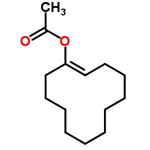 1-Cyclododecen-1-ol,1-acetateStructure,32399-66-9Structure 1-Cyclododecen-1-ol,1-acetate Structure,32399-66-9Structure
