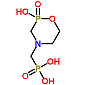 [(2-羥基-2-氧代-1,4,2-氧氮雜磷雜環(huán)己烷-4-基)甲基]膦酸結(jié)構(gòu)式_32422-02-9結(jié)構(gòu)式