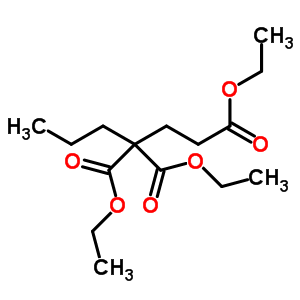 2-丙基-2-(乙氧基羰基)戊二酸二乙酯結(jié)構(gòu)式_32806-70-5結(jié)構(gòu)式