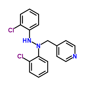 4-((1,2-Bis(2-chlorophenyl)hydrazino)methyl)pyridineStructure,32812-46-7Structure 4-((1,2-Bis(2-chlorophenyl)hydrazino)methyl)pyridine Structure,32812-46-7Structure