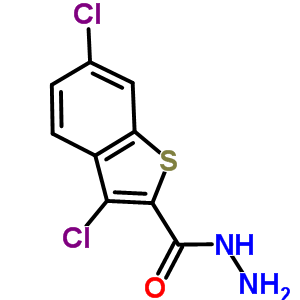 3,6-Dichloro-1-benzothiophene-2-carbohydrazideStructure,329219-49-0Structure 3,6-Dichloro-1-benzothiophene-2-carbohydrazide Structure,329219-49-0Structure