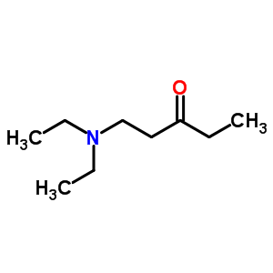 1-二乙基氨基-3-戊酮結(jié)構(gòu)式_33279-05-9結(jié)構(gòu)式