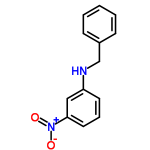 芐基-(3-硝基-苯基)-胺結(jié)構(gòu)式_33334-94-0結(jié)構(gòu)式