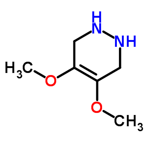 4,5-Dimethoxy-1,2,3,6-tetrahydropyridazineStructure,33606-23-4Structure 4,5-Dimethoxy-1,2,3,6-tetrahydropyridazine Structure,33606-23-4Structure