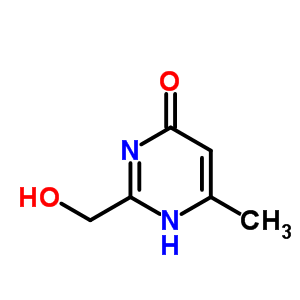 (9ci)-2-(羥基甲基)-6-甲基-4(1H)-嘧啶酮結(jié)構(gòu)式_33796-42-8結(jié)構(gòu)式