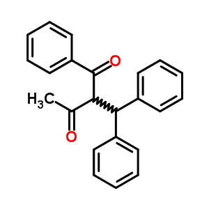 1,3-Butanedione,2-(diphenylmethyl)-1-phenyl-Structure,33925-42-7Structure 1,3-Butanedione,2-(diphenylmethyl)-1-phenyl- Structure,33925-42-7Structure