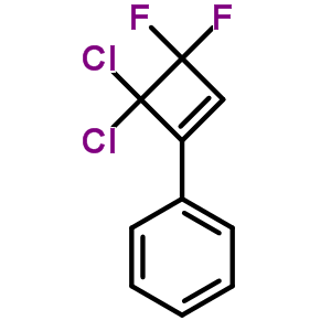 Benzene,(4,4-dichloro-3,3-difluoro-1-cyclobuten-1-yl)-Structure,340-01-2Structure Benzene,(4,4-dichloro-3,3-difluoro-1-cyclobuten-1-yl)- Structure,340-01-2Structure