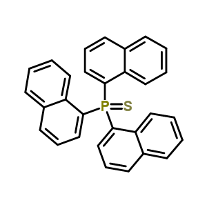 Phosphine sulfide,tri-1-naphthalenyl-Structure,3411-49-2Structure Phosphine sulfide,tri-1-naphthalenyl- Structure,3411-49-2Structure