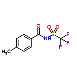 C,c,c-trifluoro-n-(4-methyl-benzoyl)-methanesulfonamideStructure,343337-70-2Structure C,c,c-trifluoro-n-(4-methyl-benzoyl)-methanesulfonamide Structure,343337-70-2Structure