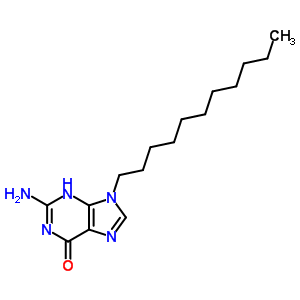 6H-purin-6-one,2-amino-1,9-dihydro-9-undecyl-Structure,34396-82-2Structure 6H-purin-6-one,2-amino-1,9-dihydro-9-undecyl- Structure,34396-82-2Structure
