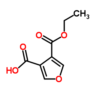 3,4-Furandicarboxylicacid, 3-ethyl esterStructure,34501-80-9Structure 3,4-Furandicarboxylicacid, 3-ethyl ester Structure,34501-80-9Structure