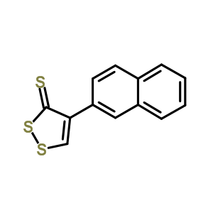 4-萘-2-基二硫醇-3-硫酮結(jié)構(gòu)式_34547-90-5結(jié)構(gòu)式
