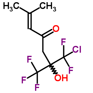 7-Chloro-7,7-difluoro-6-hydroxy-2-methyl-6-trifluoromethyl-2-hepten-4-oneStructure,34844-12-7Structure 7-Chloro-7,7-difluoro-6-hydroxy-2-methyl-6-trifluoromethyl-2-hepten-4-one Structure,34844-12-7Structure