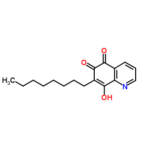 8-Hydroxy-7-octyl-quinoline-5,6-dioneStructure,35073-57-5Structure 8-Hydroxy-7-octyl-quinoline-5,6-dione Structure,35073-57-5Structure