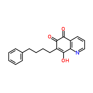 8-Hydroxy-7-(4-phenylbutyl)quinoline-5,6-dioneStructure,35073-62-2Structure 8-Hydroxy-7-(4-phenylbutyl)quinoline-5,6-dione Structure,35073-62-2Structure