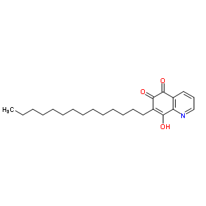 8-Hydroxy-7-tetradecyl-quinoline-5,6-dioneStructure,35100-83-5Structure 8-Hydroxy-7-tetradecyl-quinoline-5,6-dione Structure,35100-83-5Structure