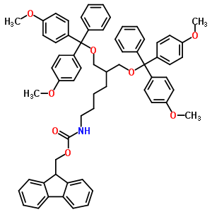 1,3-Bis(o-dimethoxytrityl)-2-(n-fmoc-4-aminobutyl)-1,3-propanediolStructure,353754-96-8Structure 1,3-Bis(o-dimethoxytrityl)-2-(n-fmoc-4-aminobutyl)-1,3-propanediol Structure,353754-96-8Structure