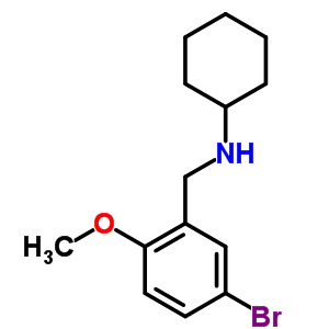 N-(5-bromo-2-methoxybenzyl)cyclohexanamineStructure,353779-26-7Structure N-(5-bromo-2-methoxybenzyl)cyclohexanamine Structure,353779-26-7Structure