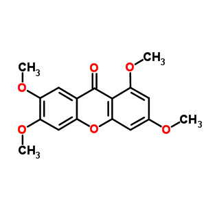 1,3,6,7-Tetramethoxyxanthen-9-oneStructure,3542-74-3Structure 1,3,6,7-Tetramethoxyxanthen-9-one Structure,3542-74-3Structure