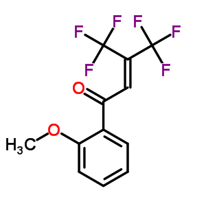 4,4,4-Trifluoro-1-(2-methoxyphenyl)-3-(trifluoromethyl)but-2-en-1-oneStructure,35443-94-8Structure 4,4,4-Trifluoro-1-(2-methoxyphenyl)-3-(trifluoromethyl)but-2-en-1-one Structure,35443-94-8Structure