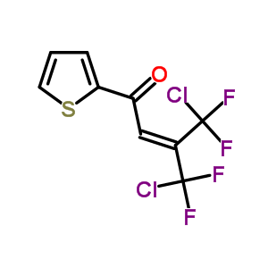 4-Chloro-3-(chloro-difluoro-methyl)-4,4-difluoro-1-thiophen-2-yl-but-2-en-1-oneStructure,35444-10-1Structure 4-Chloro-3-(chloro-difluoro-methyl)-4,4-difluoro-1-thiophen-2-yl-but-2-en-1-one Structure,35444-10-1Structure