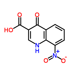 3-Quinolinecarboxylicacid, 4-hydroxy-8-nitro-Structure,35973-25-2Structure 3-Quinolinecarboxylicacid, 4-hydroxy-8-nitro- Structure,35973-25-2Structure