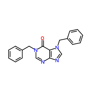 1,7-Dibenzylpurin-6-oneStructure,3649-38-5Structure 1,7-Dibenzylpurin-6-one Structure,3649-38-5Structure