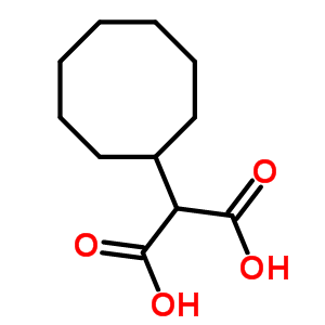 Propanedioic acid,2-cyclooctyl-Structure,3667-53-6Structure Propanedioic acid,2-cyclooctyl- Structure,3667-53-6Structure