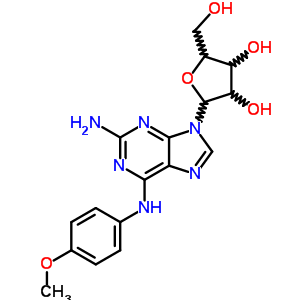 Adenosine,2-amino-n-(4-methoxyphenyl)-(9ci)Structure,36799-23-2Structure Adenosine,2-amino-n-(4-methoxyphenyl)-(9ci) Structure,36799-23-2Structure
