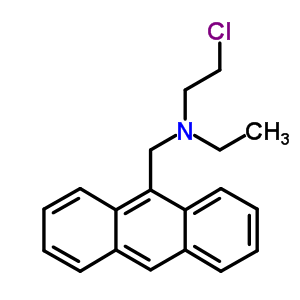 9-Anthracenemethanamine,n-(2-chloroethyl)-n-ethyl-Structure,3691-27-8Structure 9-Anthracenemethanamine,n-(2-chloroethyl)-n-ethyl- Structure,3691-27-8Structure
