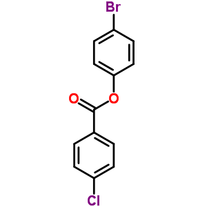 Benzoicacid, 4-chloro-, 4-bromophenyl esterStructure,37038-56-5Structure Benzoicacid, 4-chloro-, 4-bromophenyl ester Structure,37038-56-5Structure