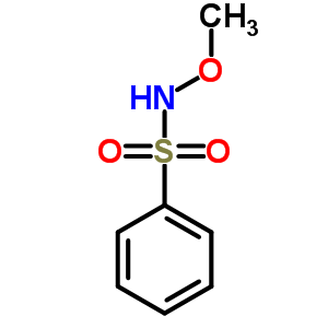 Benzenesulfonamide,n-methoxy-Structure,3729-53-1Structure Benzenesulfonamide,n-methoxy- Structure,3729-53-1Structure