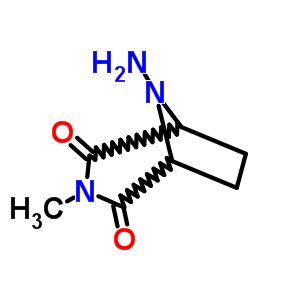 3,8-Diazabicyclo(3.2.1)octane-2,4-dione,8-amino-3-methyl-Structure,38074-20-3Structure 3,8-Diazabicyclo(3.2.1)octane-2,4-dione,8-amino-3-methyl- Structure,38074-20-3Structure