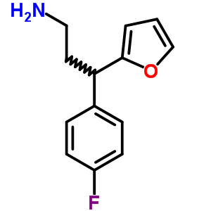 3-(4-Fluoro-phenyl)-3-furan-2-yl-propylamineStructure,380878-55-7Structure 3-(4-Fluoro-phenyl)-3-furan-2-yl-propylamine Structure,380878-55-7Structure