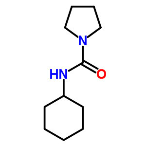 1-Pyrrolidinecarboxamide,n-cyclohexyl-Structure,38313-19-8Structure 1-Pyrrolidinecarboxamide,n-cyclohexyl- Structure,38313-19-8Structure