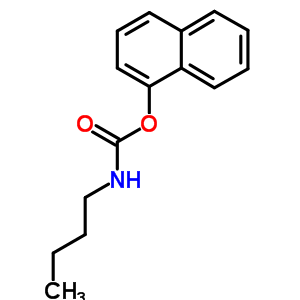 Carbamic acid,n-butyl-, 1-naphthalenyl esterStructure,38357-68-5Structure Carbamic acid,n-butyl-, 1-naphthalenyl ester Structure,38357-68-5Structure